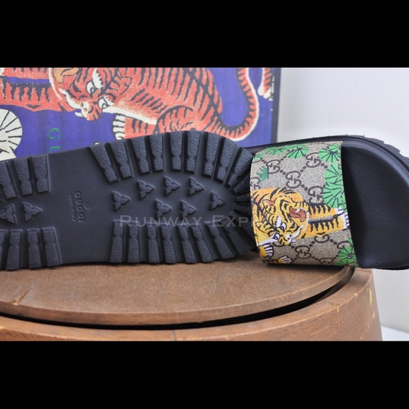 [SOLD]Gucci Bengal slides sandal 450895 K6D00 8650 - Picture 4 of 8